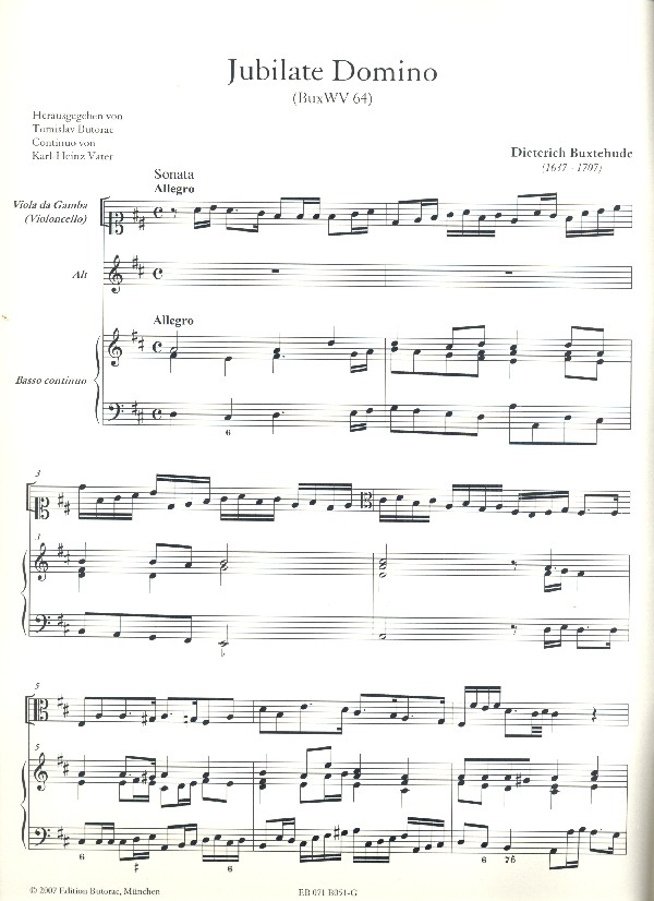 Jubilate Domino BuxWV64 