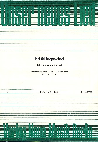 Frühlingswind für Kinderchor und Klavier