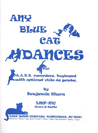 Any Blue Cat Dances for 4 recorders (AATB)