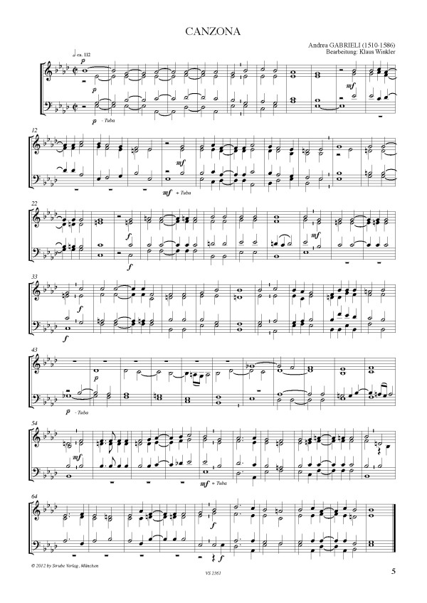 Venezianische Bläsermusiken für