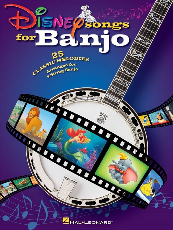 Disney Songs: for 5-string banjo/tab