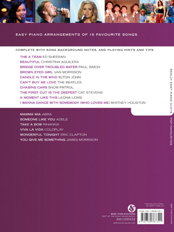 Pop Favourites: for really easy piano 4 hands