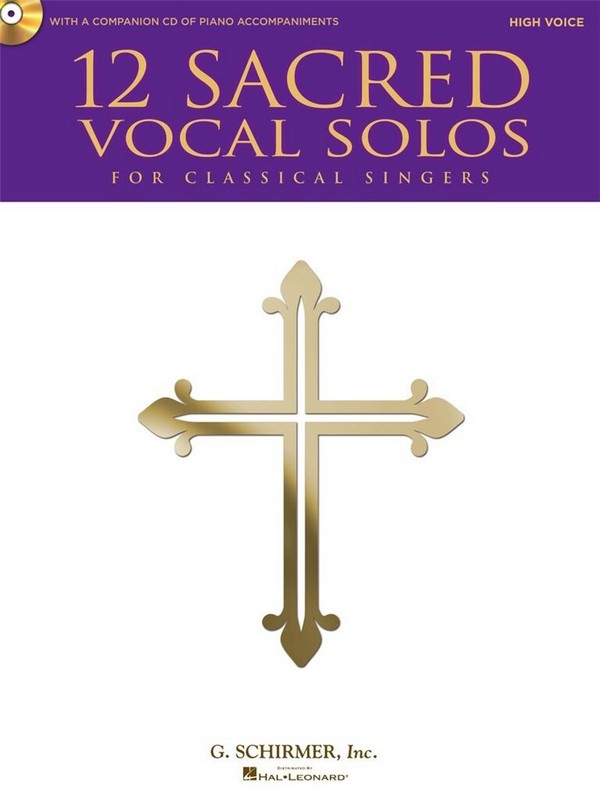 12 sacred Vocal Solos (+CD) for high voice