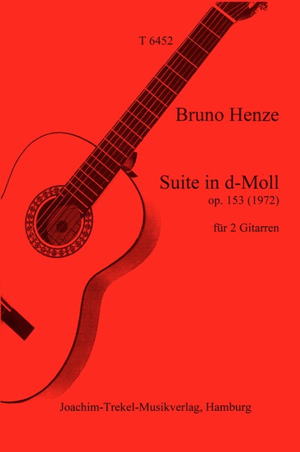 Suite d-Moll op.153 für 2 Gitarren