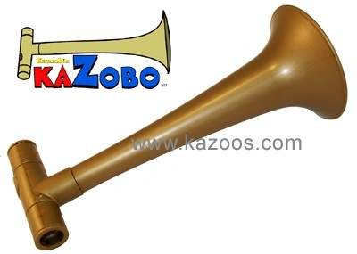 Kazobo (Kazoo aus Kunststoff mit 2 Membranen, mit großem Schallbecher)