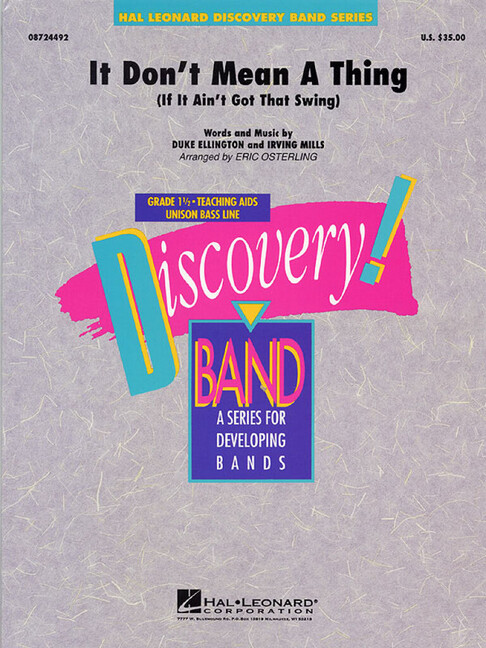 It don't mean a Thing: for concert band