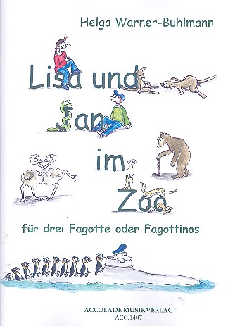Lisa und Jan im Zoo für 3 Fagotte (Fagottinos)