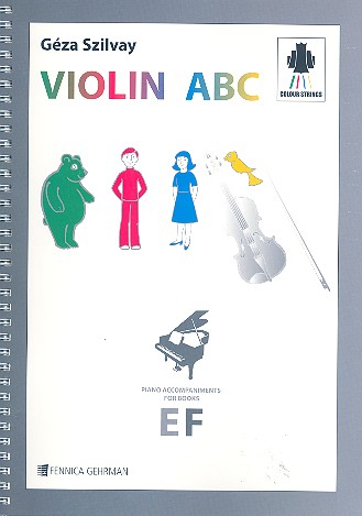 Colour Strings Violin ABC piano accompaniments for book E and F