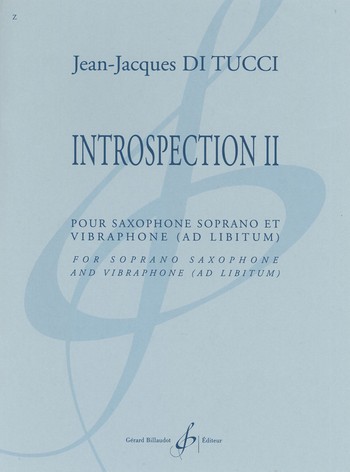 Introspection II pour saxophone sopran