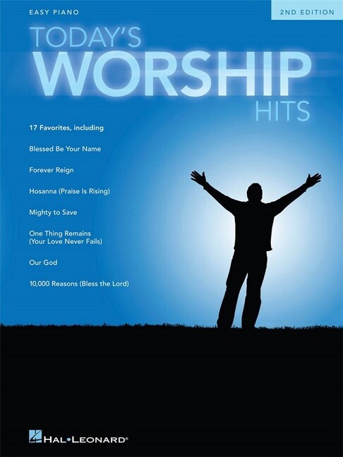 Today's Worship Hits for easy piano