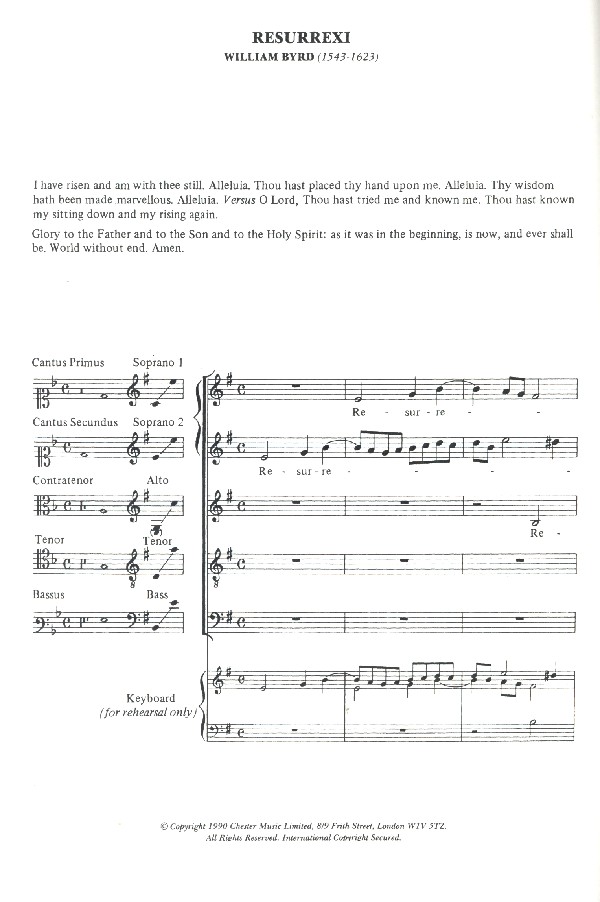 Motets for mixed chorus a cappella