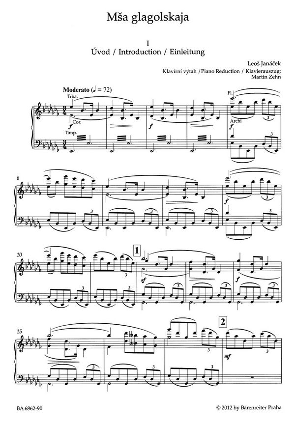 Glagolitische Messe (Fassung letzter Hand)