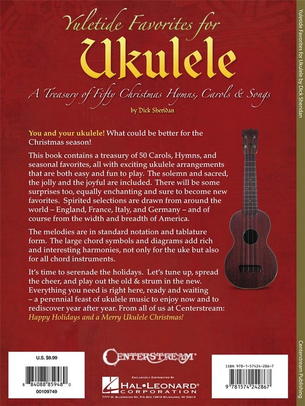 Yuletide Favorites (+CD) for ukulele/tab