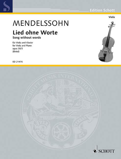 Lied ohne Worte op.30,3
