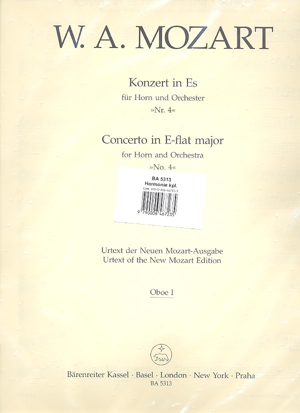 Konzert Es-Dur Nr.4 KV495