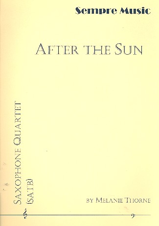 After the Sun for 4 saxophones (SATBar)