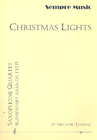 Christmas Lights for 4 saxophones