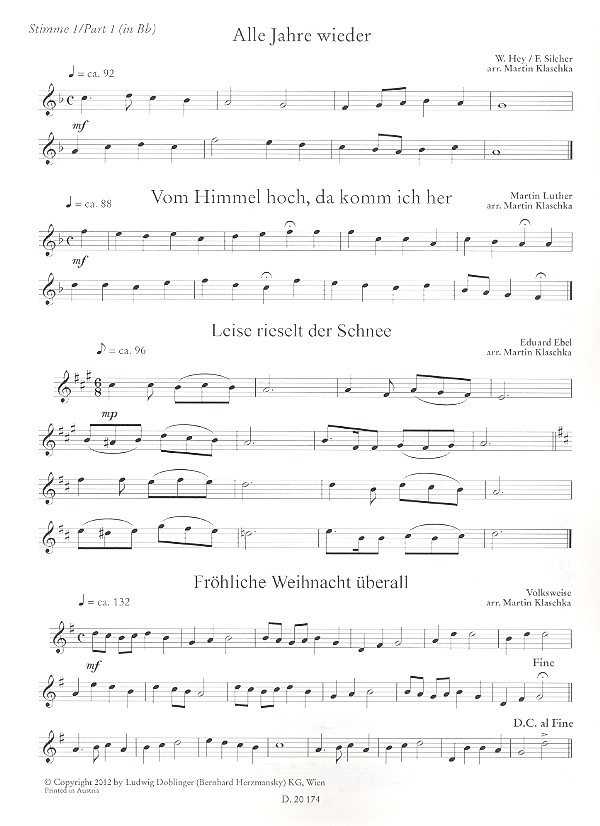 Christmas Festivity for three