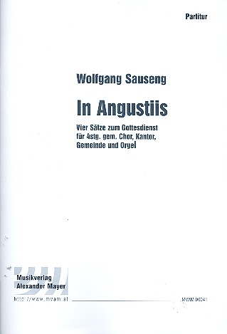 In Angustiis für Kantor, gem Chor, Gemeinde