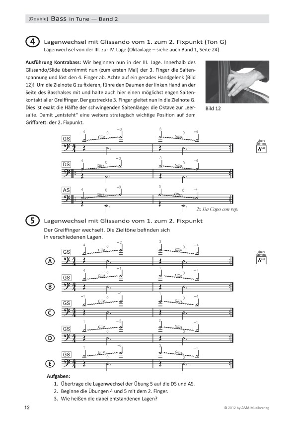 Double Bass in Tune Band 2 (+mp3-Files):