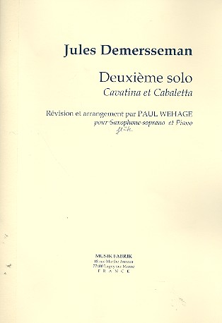 Solo no.2 - Cavatina et Cabaletta