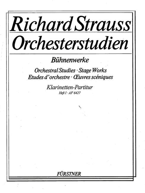 Orchesterstudien aus Bühnenwerken Band 1