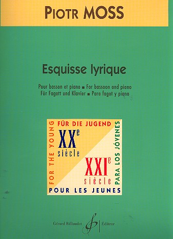 Esquisse lyrique: für Fagott und Klavier