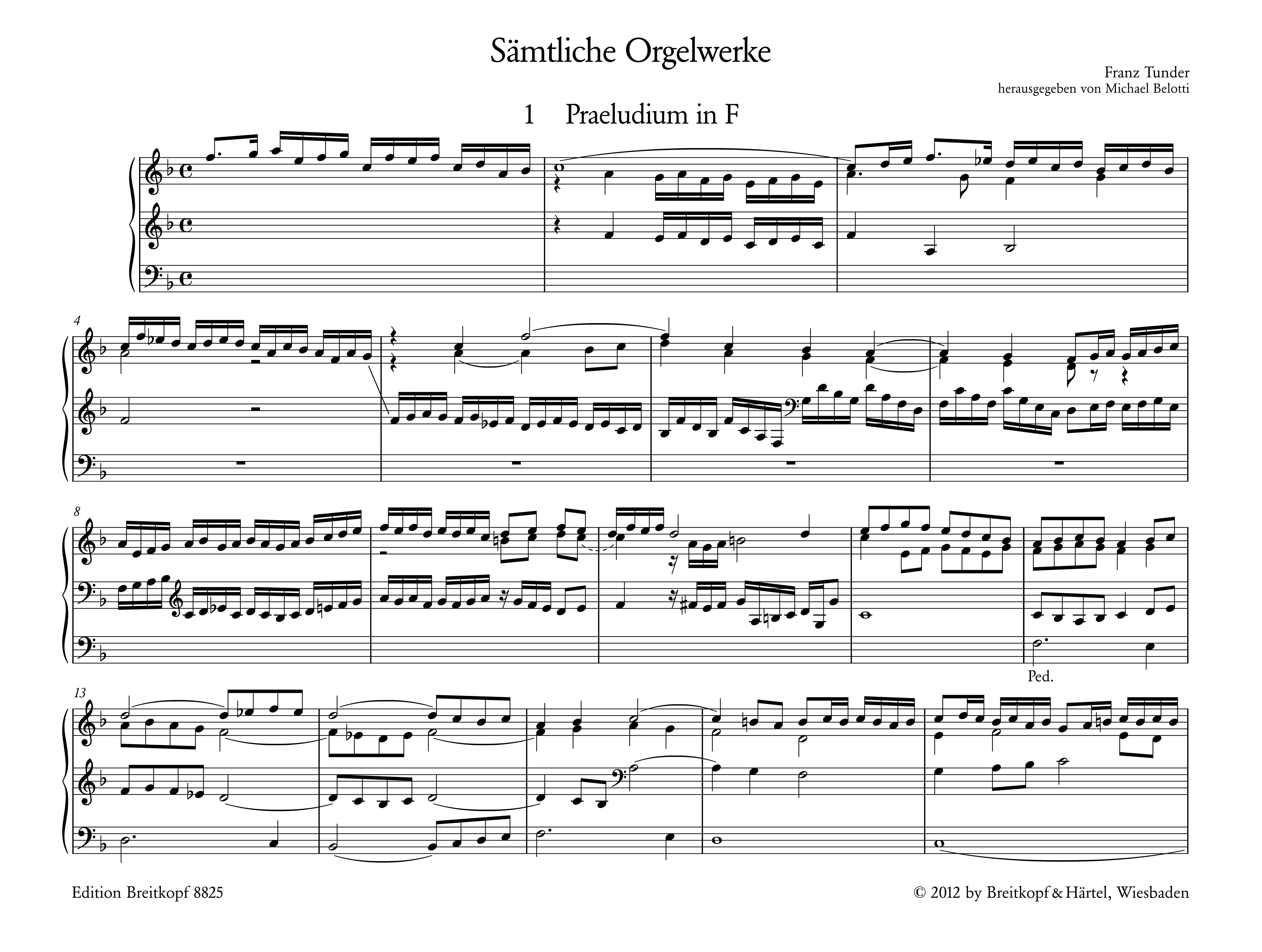 Sämtliche Orgelwerke