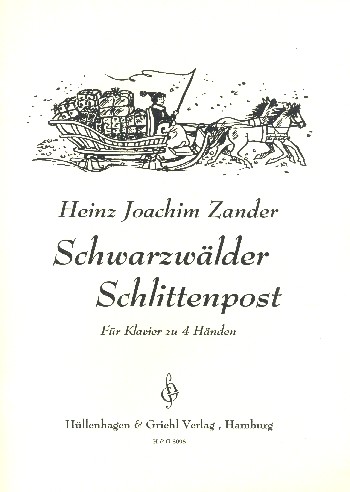 Schwarzwälder Schlittenpost für Klavier