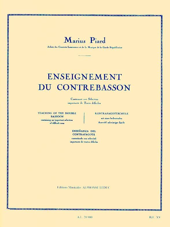 Enseignement do contrebasson