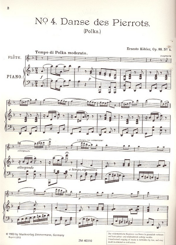 Danse des pierrots op.88,4