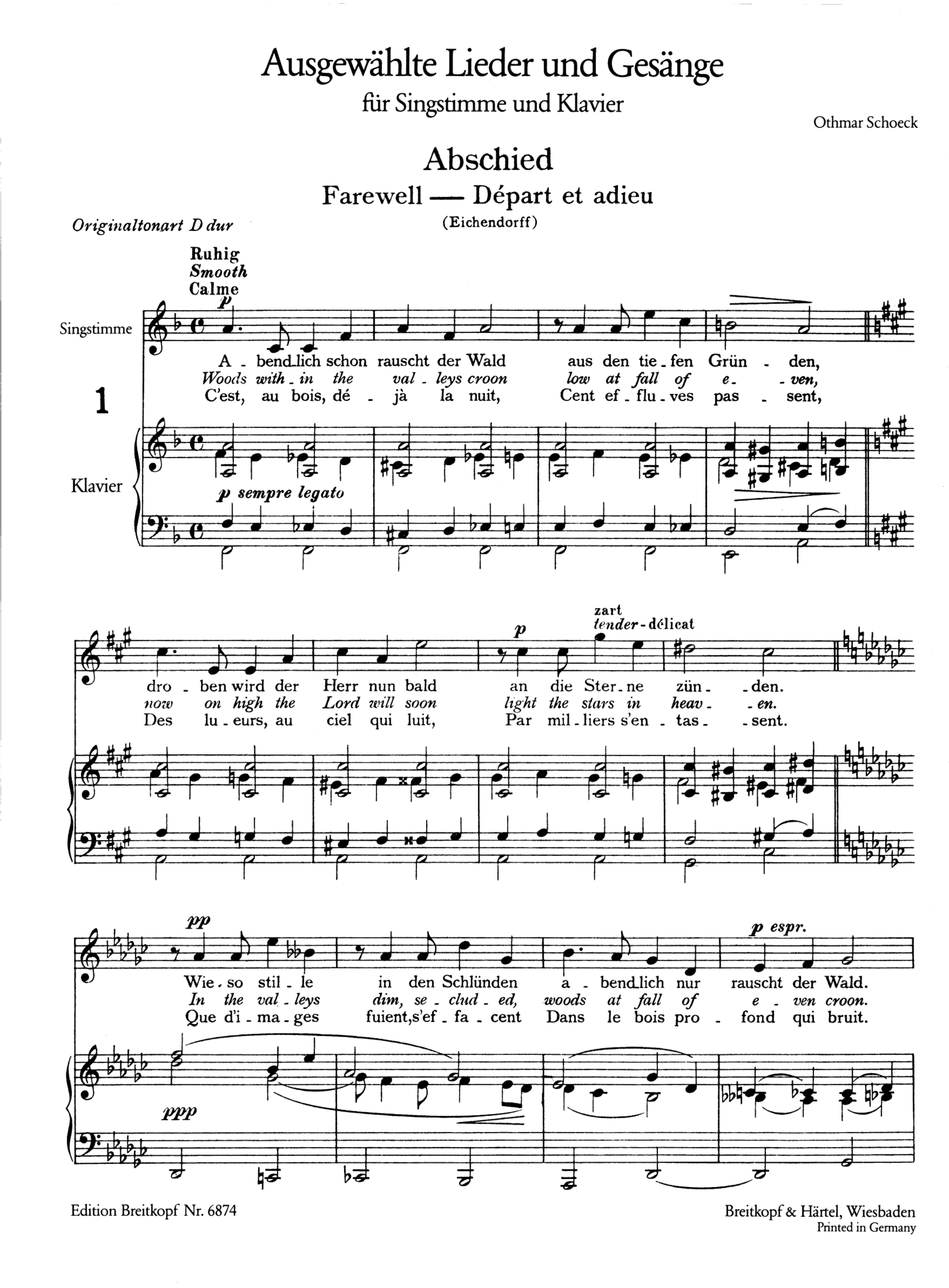 Ausgewählte Lieder und Gesänge Band 2