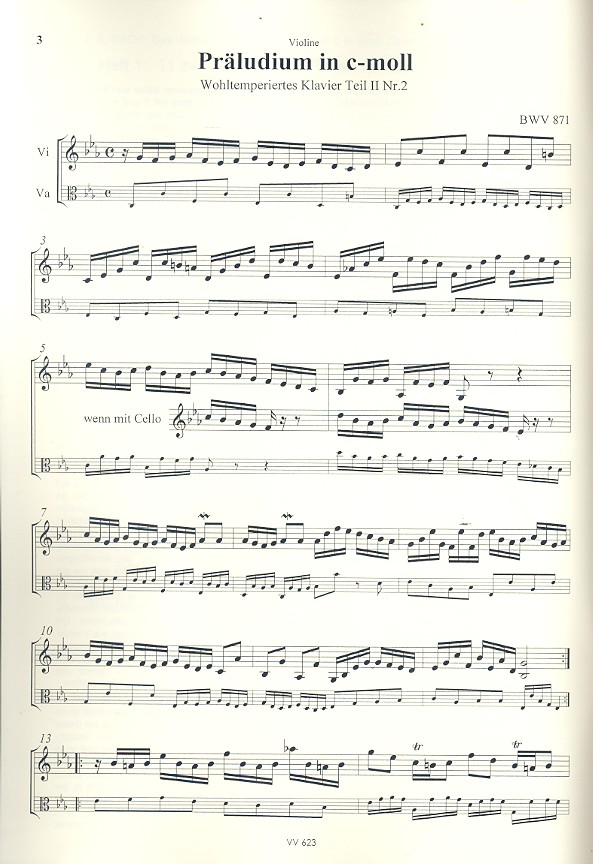 Das Wohltemperierte Klavier Teil 2 Band 1