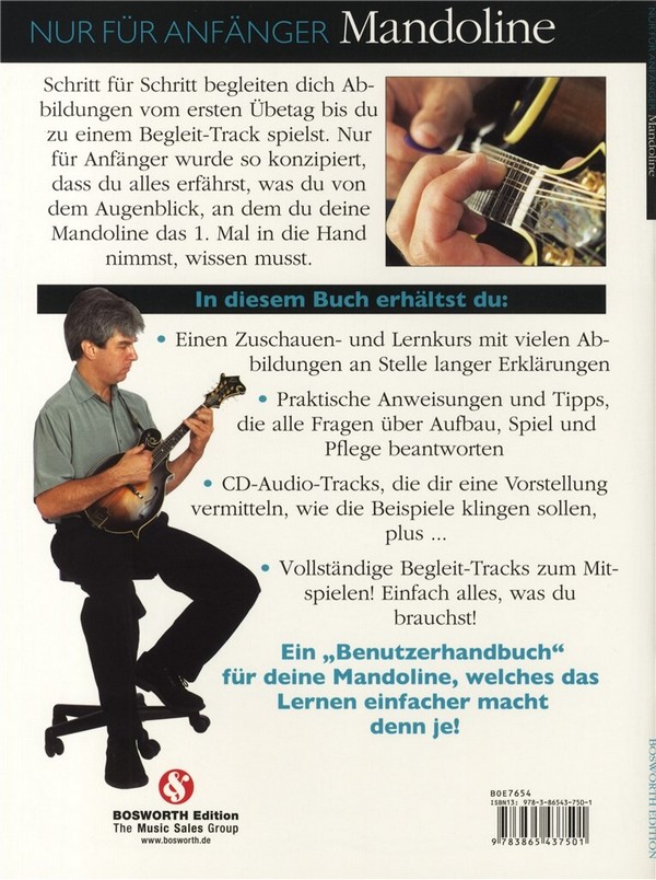 Nur für Anfänger (+CD) für Mandoline/