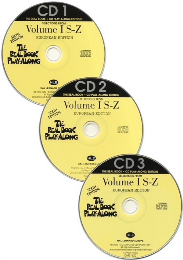 The Real Book vol.1 S-Z 3 Playalong-CD's