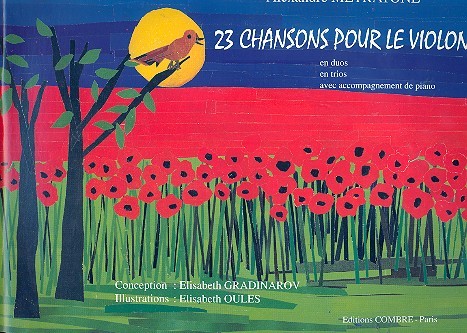 23 Chansons pour 2-3 violons et piano