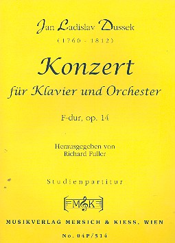 Konzert F-Dur op.14 für Klavier und Orchester