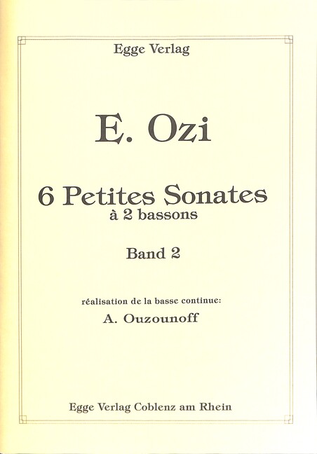 6 petites sonates vol.2 pour