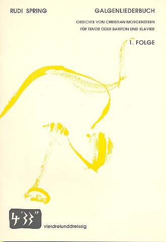 Galgenliederbuch Band 1 für Tenor