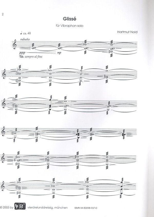 Glissé für Vibraphon