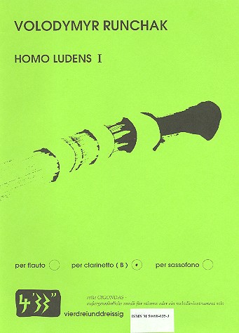 Homo ludens Nr.1 für Klarinette