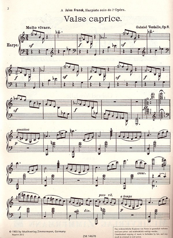 Valse caprice op.8