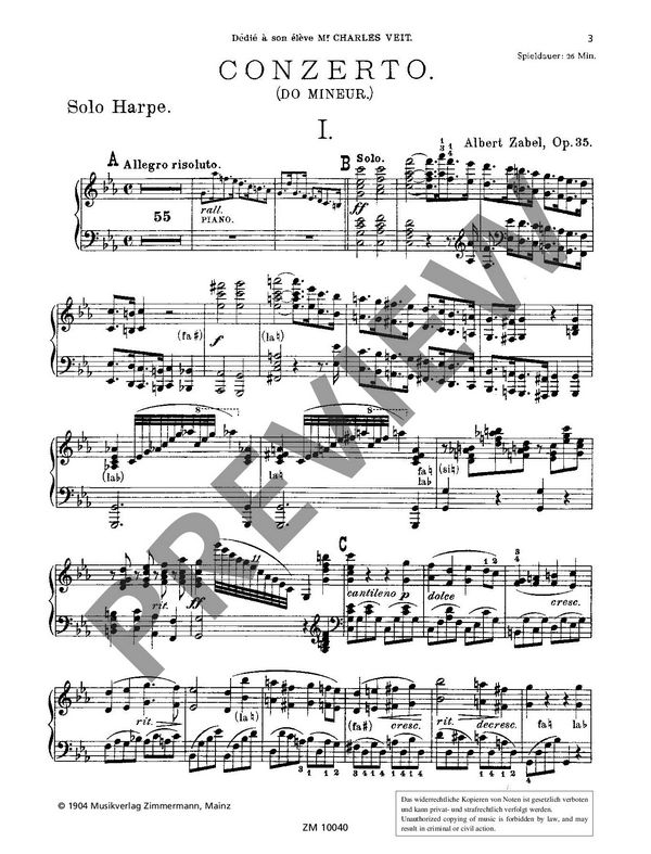 Konzert c-Moll op.35