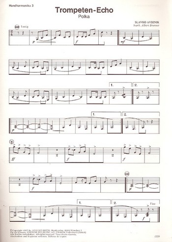 Trompeten-Echo für 1-4 Handharmonikas