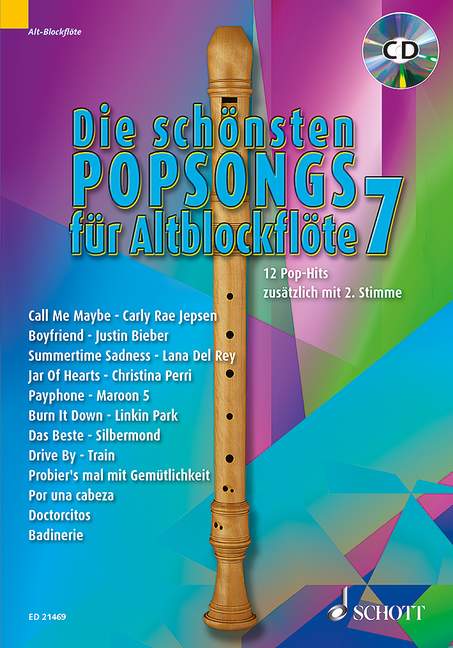 Die schönsten Popsongs Band 7 (+CD)