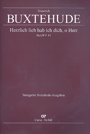 Herzlich lieb hab ich dich, o Herr BuxWV41