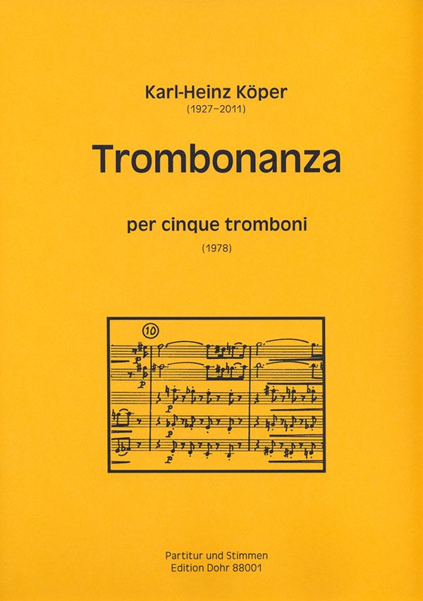 Trombonanza für 4 Posaunen