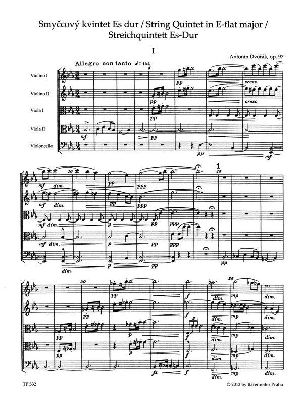 Quintett Es-Dur op.97 