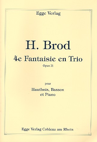 Fantasie en trio no.4 op.21 für