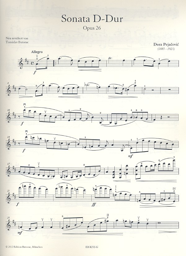Sonate D-Dur op.26